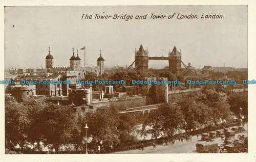 R000216 Tower Bridge und Tower of London. London