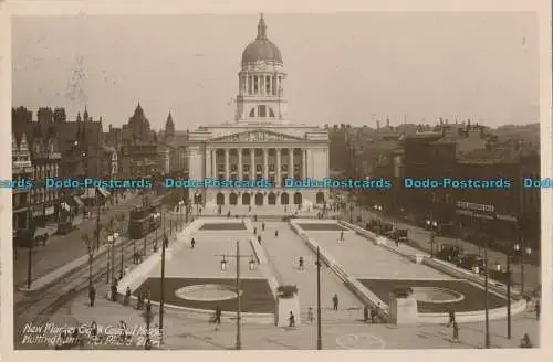 R000321 Neuer Marktplatz und Ratshaus. Nottingham. 1930