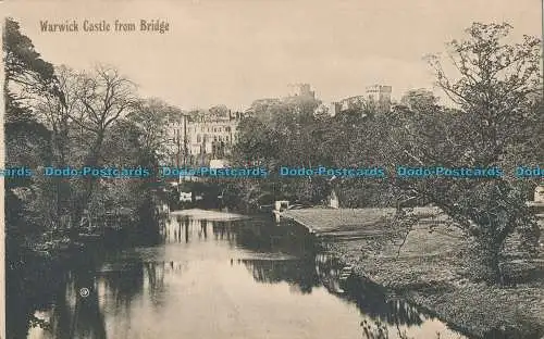 R000131 Warwick Castle von Bridge. Richmond