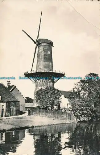 R000135 niederländische Windmühle. Rembrandt. RP