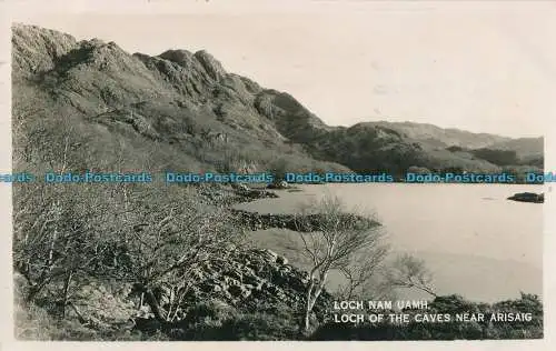 R000280 Loch Nam Uamh. Höhlensee bei Arisaig. RP. 1952