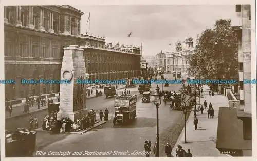 R000477 The Cenotaph and Parliament Street. London. RP