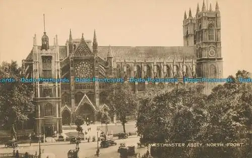 R000478 Westminster Abbey. Nordfront. J.J. Corbyn