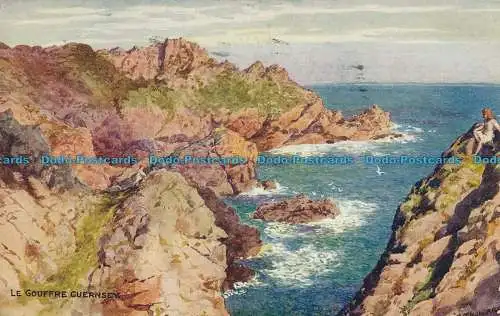 R000527 Le Gouffre Guernsey. Lachs. Nr. 2490. 1924