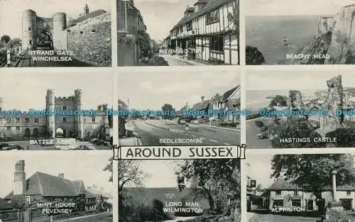 R000580 rund um Sussex. Multi-View. Valentinstag. Silber. 1963