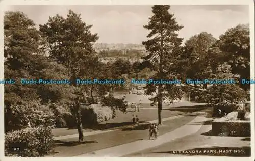 R000595 Alexandra Park. Hastings. RP. 1957