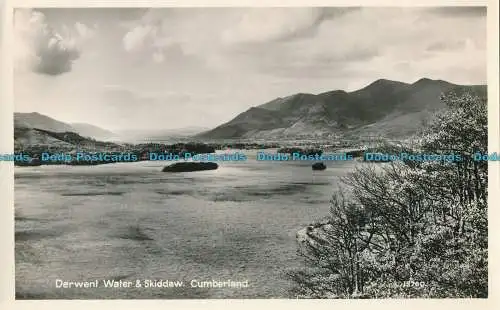 R000620 Derwent Water und Skiddaw. Cumberland. Fotopräzigkeit. RP