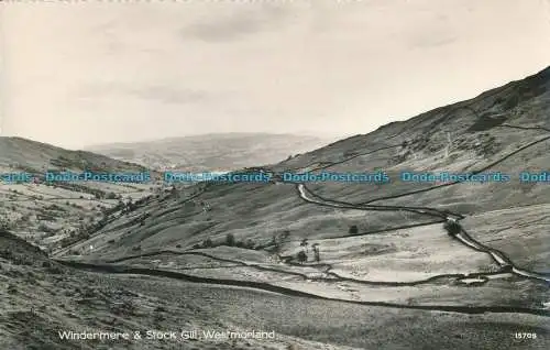 R000645 Windermere und Stock Gill. Westmorland. RP