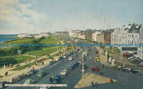 R001008 Promenade und Königsgärten. Southport. Dennis