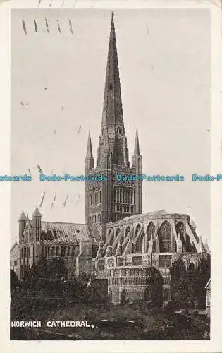 R001213 Kathedrale von Norwich. 1920