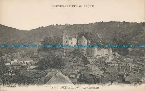 R001270 Chateldon. Das Schloss. St. Gerard