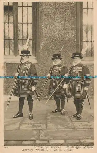 R001304 Tower of London. Yeoman Warders im Staatskleid. H.M. Werksamt. H