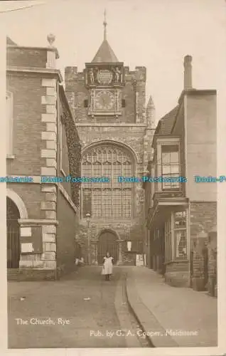 R001305 Die Kirche. Roggen. G.A. Cooper. RP. 1929