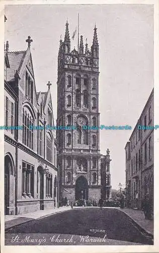 R001446 St. Marys Kirche. Warwick. Christliche Romane