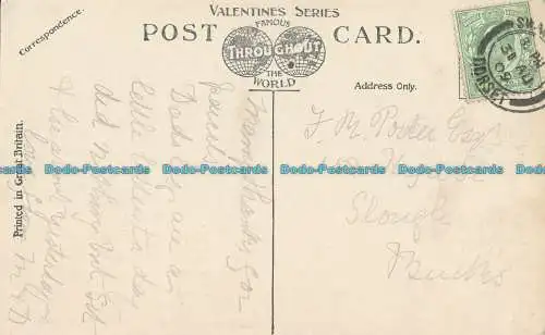 R001356 Der große Globus. Schwanage. Valentinstag. 1909