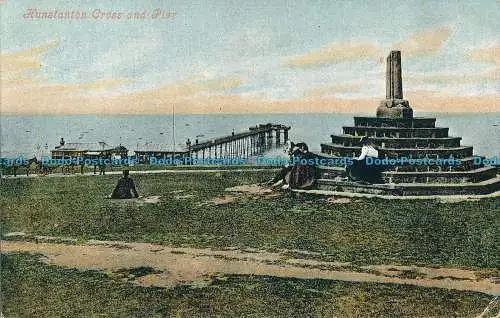 R001731 Hunstanton Kreuz und Pier. Valentinstag