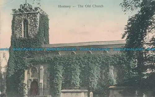 R001534 Hornsey. Die alte Kirche. H.B. London