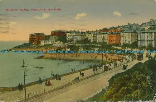 R001545 Madeira Parade. Weston Super Mare. 1928