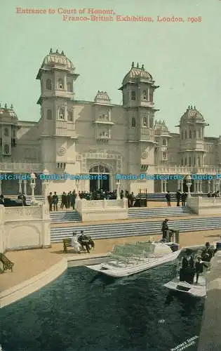 R001779 Eingang zum Ehrengericht. Franco British Exhibition. London. 1908. Geht