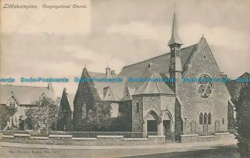 R001789 Littlehampton. Gemeindekirche. Schraubenschlüssel. 1904