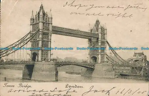 R001681 Turmbrücke. London. 1905