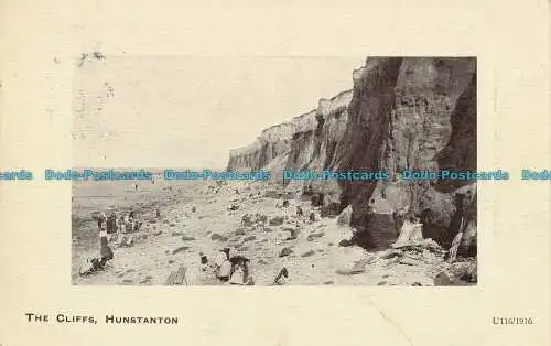 R002111 Die Klippen. Hunstanton. 1916