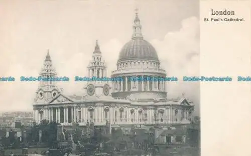 R002183 London. St. Pauls Kathedrale. Pfau. Platin-Foto. Nr. 3378 B