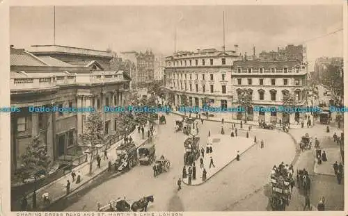 R002187 Charing Cross Road und St. Martins Lane. London. Regent