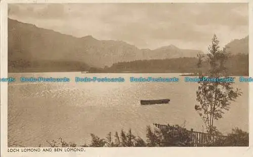 R002345 Loch Lomond und Ben Lomond. Holmes