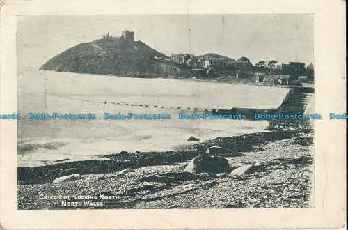 R002355 Criccieth mit Blick nach Norden. Nordwales. Smart Novels