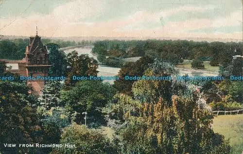 R002428 Blick vom Richmond Hill. M. and L. Ltd. 1909