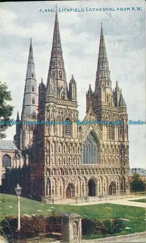 R002842 Lichfielddom aus N.W. Photochrom. Celesque