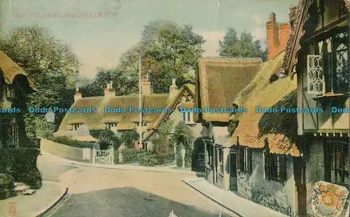 R002525 Altes Dorf. Shanklin I.W. Milton. Glasette. 1913