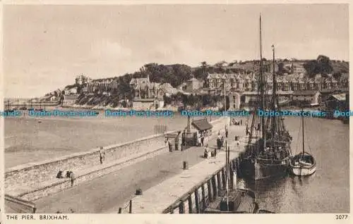 R003520 Der Pier. Brixham. Sweetman. Solograph. Nr. 2077