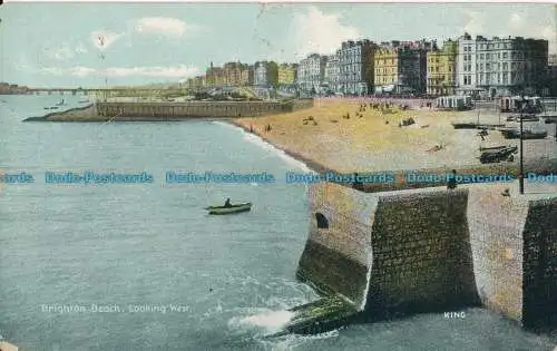 R002558 Brighton Beach mit Blick nach Westen. 1907