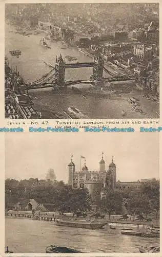 R002572 Tower of London aus Luft und Erde. Aerofilms