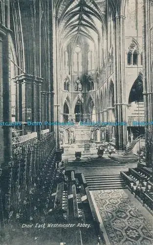 R002577 Chor Ost. Westminster Abbey. Valentinstag