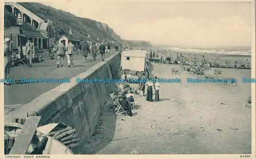 R003569 Cromer. Westparade. Photochrom. Nr. 81666