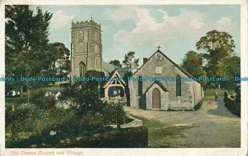 R003573 Alte Cleeve Kirche und Dorf. Pfau. Autochrom