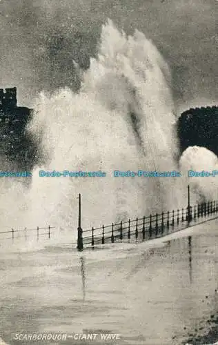 R003012 Scarborough. Giant Wave. Königin. 1910