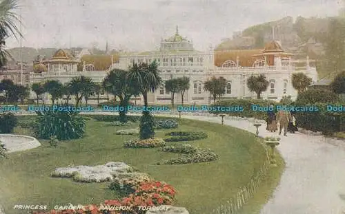 R003601 Prinzessinnengärten und Pavillon. Torquay. Welch. 1920