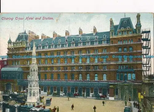 R003636 Charing Cross Hotel und Bahnhof. E. Gordon