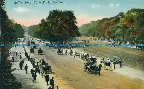 R003651 Frotten Row. Hyde Park. London. Savoy