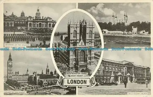 R004107 London. Multi-View. 1954