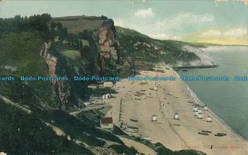 R002681 Torquay. Oddicombe Beach. Misch und Co. 1907