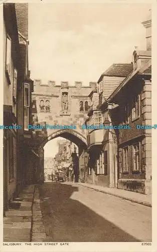 R002693 Salisbury. Das High Street Gate. Photochrom. Nr. 87985