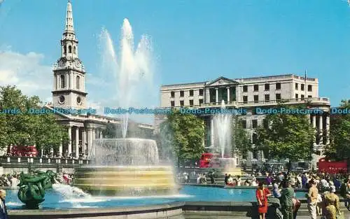 R004132 Trafalgar Square. London. John Hinde. 1966