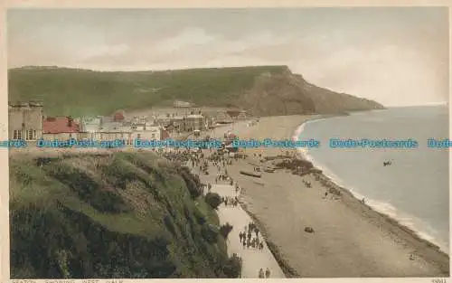 R002724 Seaton. West Walk zeigt. Photochrom. Nr. 59563