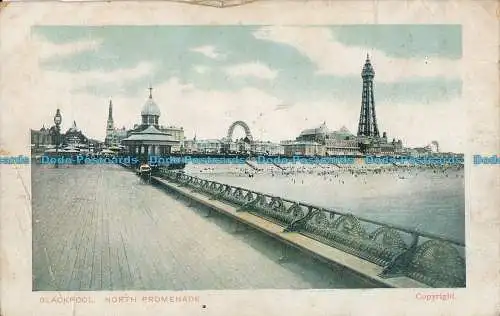 R003169 Blackpool. Nordpromenade