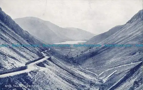 R003762 Tal Y Llyn Pass. Photochrom. Wedgwood. Nr. 5726